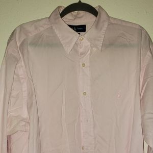 Polo Ralph Lauren button sz 17-35 EUC light pink